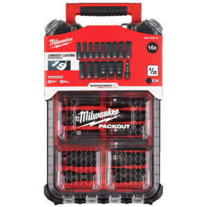 Systém PACKOUT™ – sada 1/2" nástavců SHOCKWAVE™ IMPACT DUTY – 16 ks