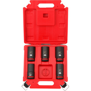 Sada 3/4" nástavců MILWAUKEE SHOCKWAVE – 5 ks