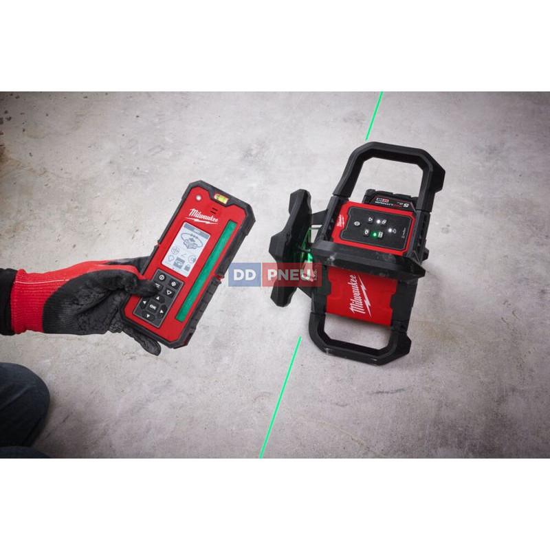 Aku laser s horizontálním a vertikálním rotačním zeleným laserem ONE-KEY™ MILWAUKEE M18 RLOHVG300-501C