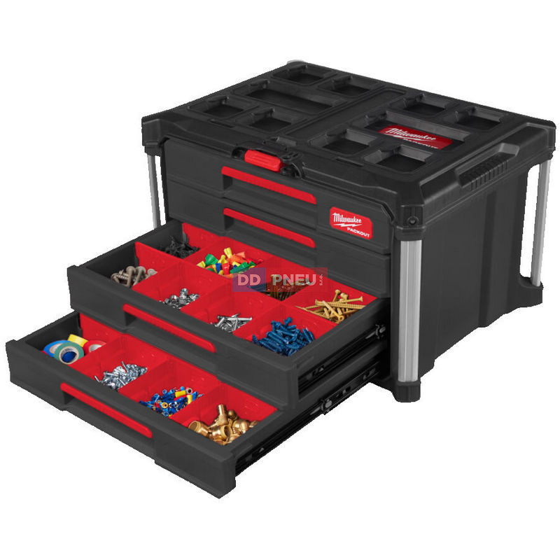 Systém MILWAUKEE PACKOUT™ se 4 zásuvnými boxy