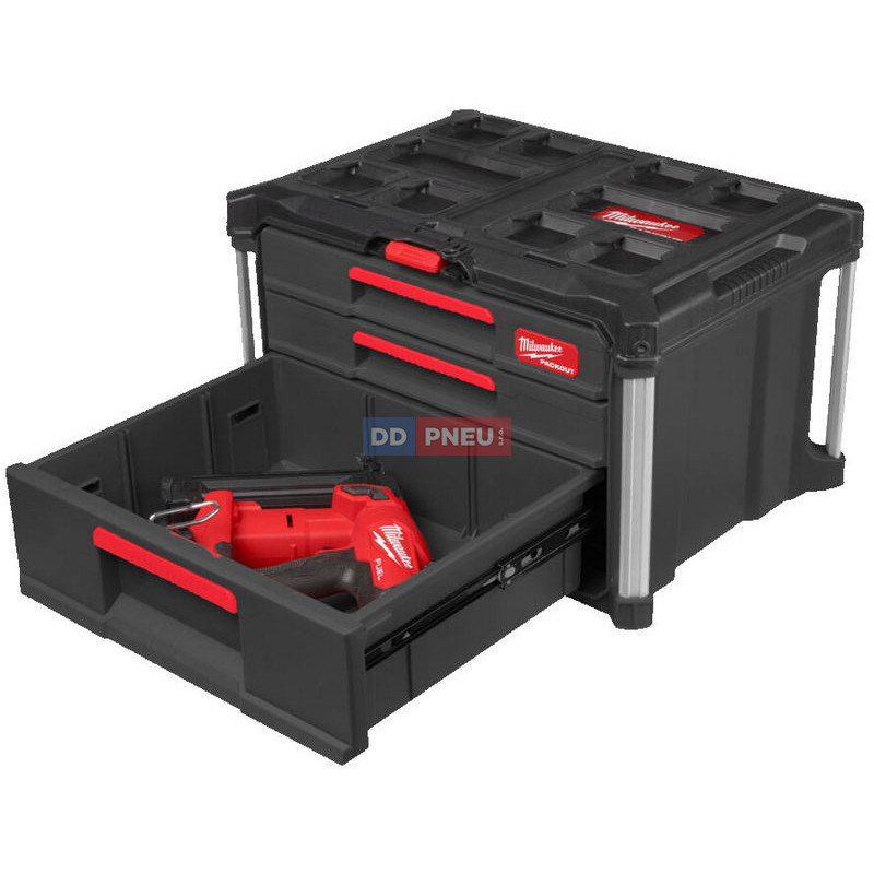 Systém MILWAUKEE PACKOUT™ se 2+1 zásuvnými boxy