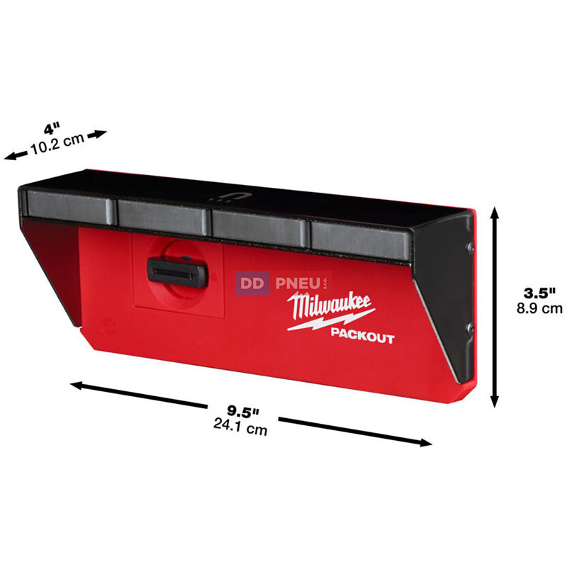 MILWAUKEE PACKOUT™ magnetický držák s poličkou – 1 ks