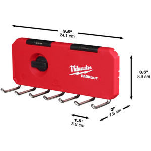MILWAUKEE PACKOUT™ řada malých háčků – 1 ks