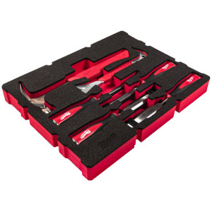 Pěnová vložka MILWAUKEE PACKOUT™ se sadou nářadí pro dřevoobrábění – 6 ks