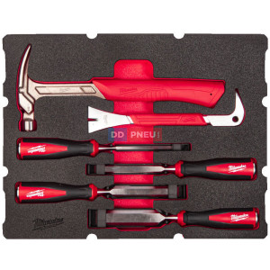 Pěnová vložka MILWAUKEE PACKOUT™ se sadou nářadí pro dřevoobrábění – 6 ks