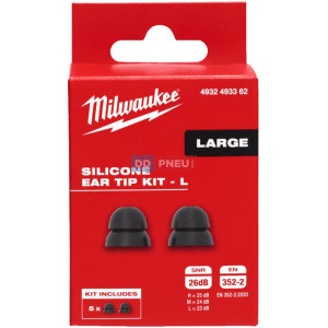 Sada náhradních silikonových špuntů do uší, velikost L – 5 párů Sada náhradních silikonových špuntů do uší, velikost L – 5 párů