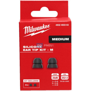 Sada náhradních silikonových špuntů do uší, velikost M – 5 párů