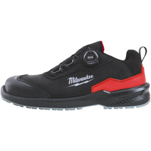 Bezpečnostní polobotky MILWAUKEE Flextred™ S3S B1L110133 – kožená, černá, BOA