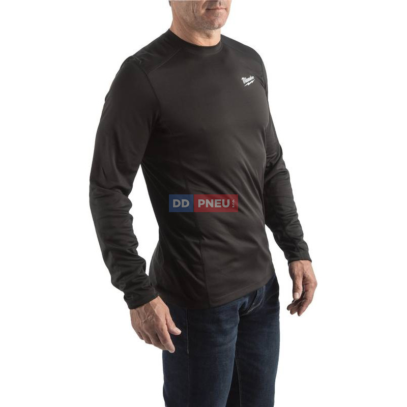 Tričko s dlouhým rukávem do teplého počasí  Milwaukee WORKSKIN™ Performance WW LS BL – černé