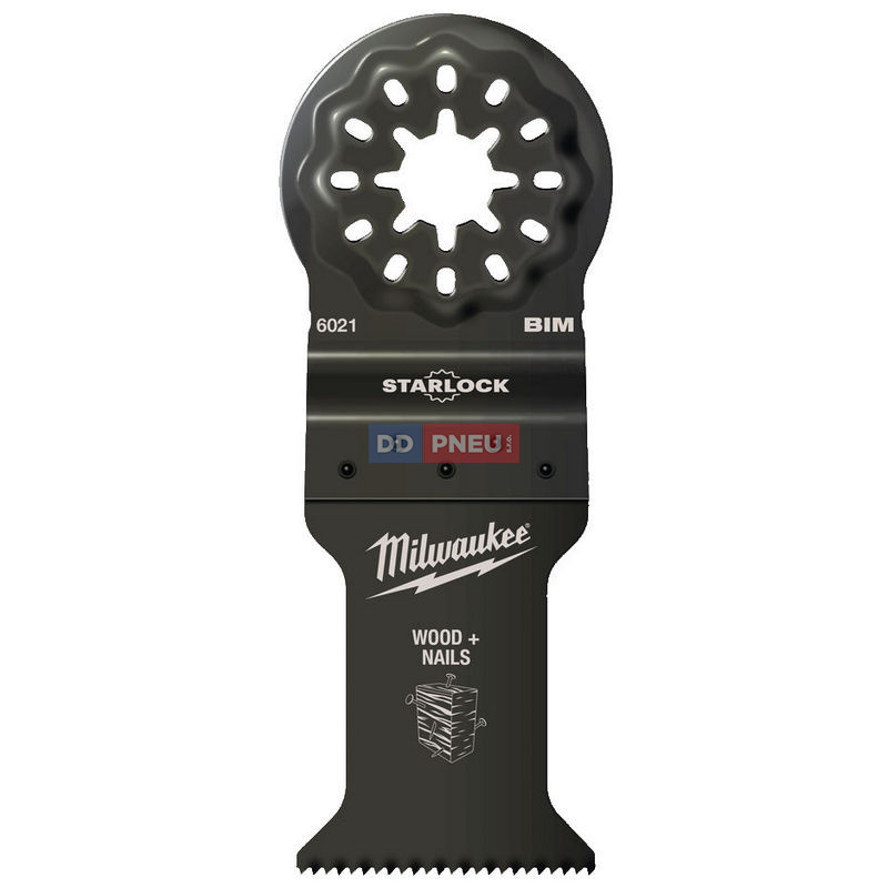 Bimetalový nůž MILWAUKEE pro ponorné řezy do dřeva s hřebíky – šířka 35 mm