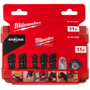 Sada univerzálních pilových plátků MILWAUKEE pro multifunkční nářadí – 11 kusů