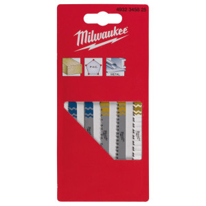 Plátky do přímočaré pily MILWAUKEE 5ks – se stopkou T