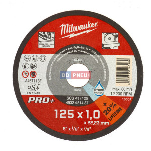 Milwaukee řezný kotouč na tenký kov PRO+ SCS 41/125 Milwaukee řezný kotouč na tenký kov PRO+ SCS 41/125