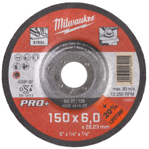 MILWAUKEE brusný kotouč na kov PRO+ SG 27/150
