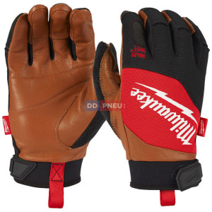 Pracovní hybridní kožené rukavice MILWAUKEE