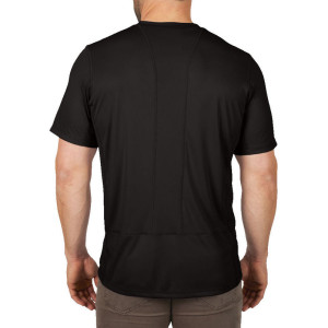 Triko do teplého počasí MILWAUKEE s krátkým rukávem – černé 
