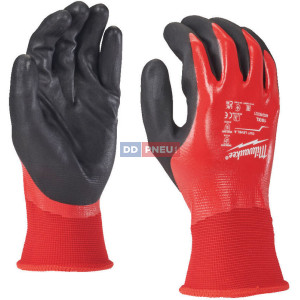 Rukavice MILWAUKEE s povrchovou úpravou proti vodě a olejům – stupeň proříznutí 1 Rukavice MILWAUKEE s povrchovou úpravou proti vodě a olejům – stupeň proříznutí 1