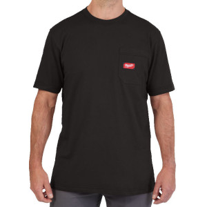 Pracovní triko krátký rukáv MILWAUKEE – černé