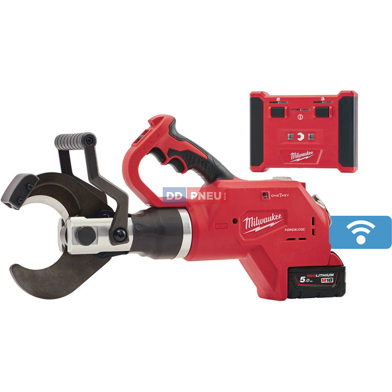 Aku hydraulické nůžky na zemní kabely MILWAUKEE M18 HCC75R-502C