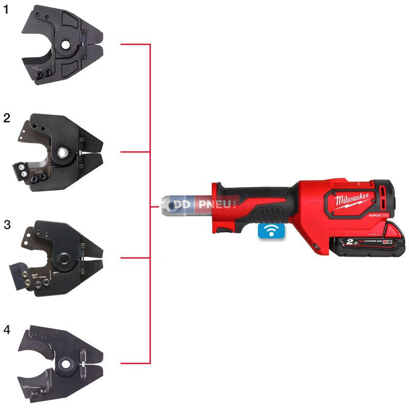 Aku hydraulické kleště na kabely 35 mm MILWAUKEE M18 ONEHCC-201C