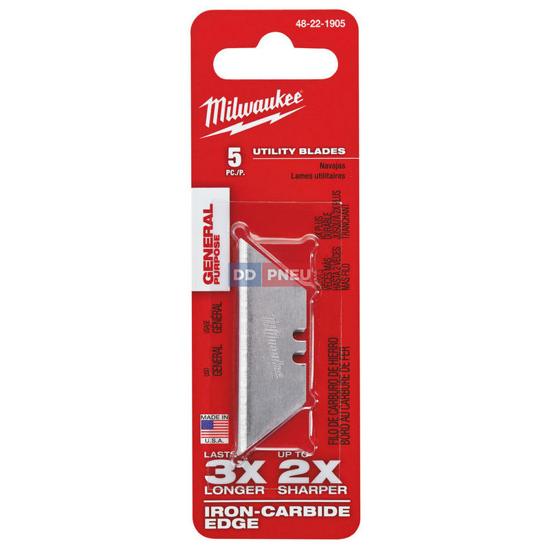 Milwaukee náhradní nože GP utility blades – 5ks