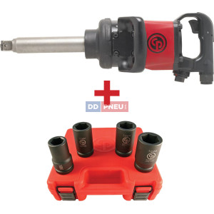Pneumatický rázový utahovák 1" Chicago Pneumatic CP7782-6 + sada 4ks nástrčných klíčů 1''