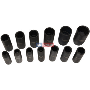 Sada kovaných ořechů 1/2" – velikost 10 až 32 dlouhé