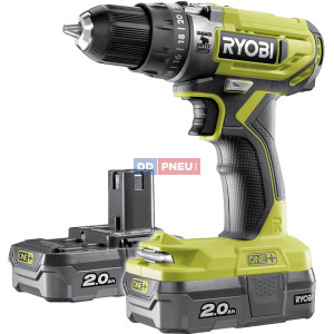 R18PD2-220S Akumulátorová18V příklepová vrtačka – s baterií (2x2.0Ah) R18PD2-220S Akumulátorová18V příklepová vrtačka – s baterií (2x2.0Ah)