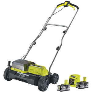 RY18SFX35A-240 bezuhlíkový 18V akumulátorový vertikutátor, šířka záběru 35cm – s baterií (2x4.0Ah)  RY18SFX35A-240 bezuhlíkový 18V akumulátorový vertikutátor, šířka záběru 35cm – s baterií (2x4.0Ah)