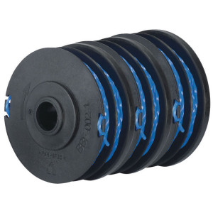 RAC123 cívky pro síťové strunové sekačky s 1.6mm strunou (trojbalení) RAC123 cívky pro síťové strunové sekačky s 1.6mm strunou (trojbalení)