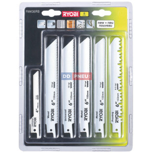 RAK06RB sada plátků do šavlových pil – 6ks