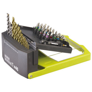 RAK46MIX sada vrtáků a šroubovacích bitů – 46 ks RAK46MIX sada vrtáků a šroubovacích bitů – 46 ks