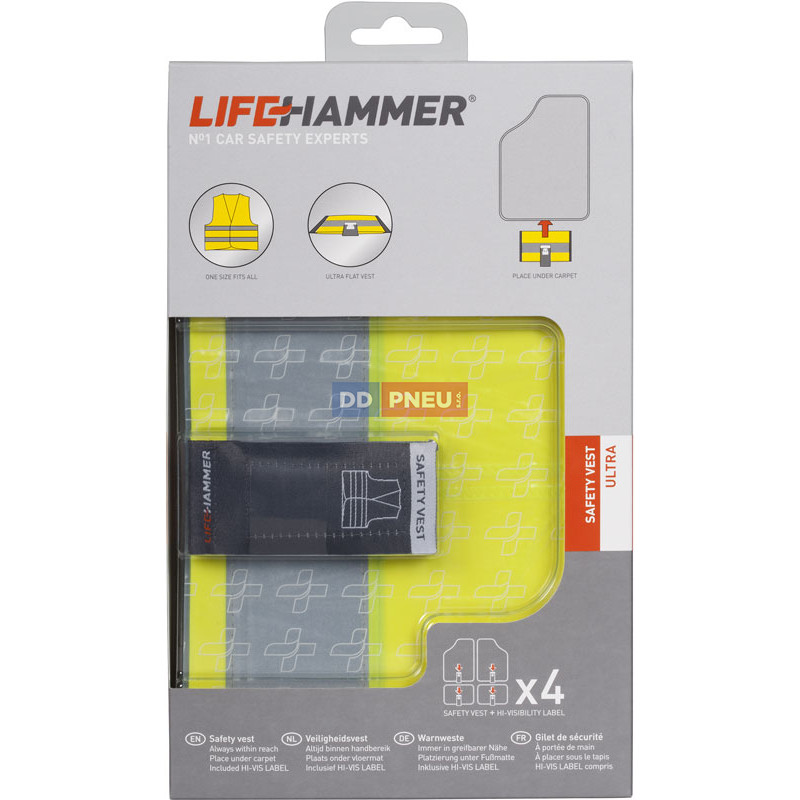 Bezpečnostní vesta 4ks – LIFEHAMMER ULTRA