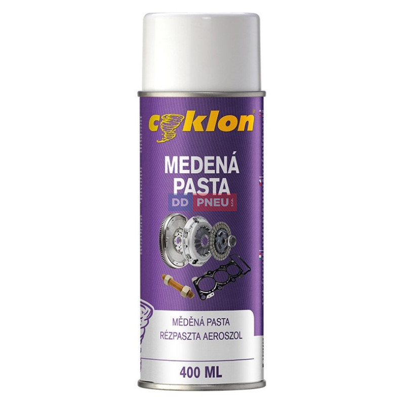 Měděná mazací pasta ve spreji 400ml – proti pískání brzd