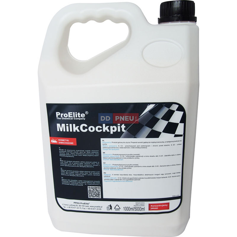 MILK COCKPIT 5L – léštící mléko na plasty