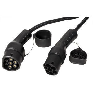 Nabíjecí kabel pro elektromobily Roline Typ2, 3x 32A, 22 kW, 7,5 metru
