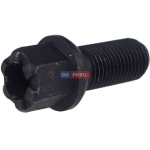 Černý šroub M14x1,5x28 koule – klíč 17