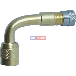Zahnuté kovové prodloužení ventilu 90° Zahnuté kovové prodloužení ventilu 90°