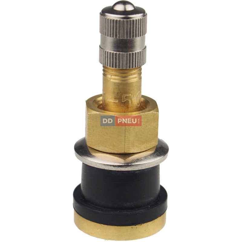 Bezdušový ventil TR501 balón – rovný, díra 16mm, délka 38 mm