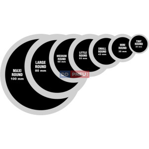 Kulatá záplata na duše R-53 Bestpatch – 53mm, 32 ks Kulatá záplata na duše R-53 Bestpatch – 53mm, 32 ks