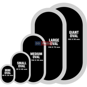 Oválná záplata na duše O-100 Bestpatch – 100x50mm, 20 ks Oválná záplata na duše O-100 Bestpatch – 100x50mm, 20 ks