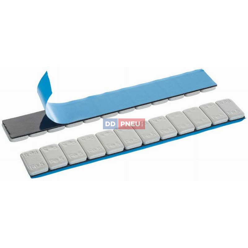 ECO line – šedé železné samolepicí závaží 60g