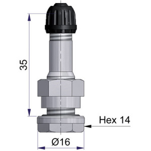 Bezdušový ventil Alcoa – pro nákladní ALU disky Bezdušový ventil Alcoa – pro nákladní ALU disky