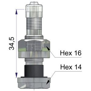 Bezdušový ventil Alcoa 40 MS-00N – pro nákladní ALU disky Bezdušový ventil Alcoa 40 MS-00N – pro nákladní ALU disky