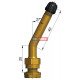 Bezdušový ventil V528 – díra 9,7mm, délka 65mm