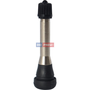 Bezdušový niklový ventil pro dodávky Schrader – délka 53mm Bezdušový niklový ventil pro dodávky Schrader – délka 53mm