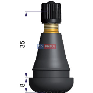 TR 415 – bezdušový ventil Schrader, délka 35mm TR 415 – bezdušový ventil Schrader, délka 35mm