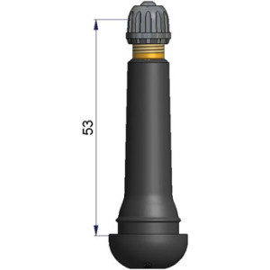 TR 418 – bezdušový ventil Schrader, délka 53mm