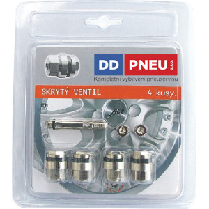Skryté stříbrné ventily pro ALU disky – sada 4 ks Skryté stříbrné ventily pro ALU disky – sada 4 ks