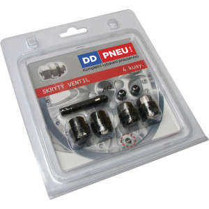 Skryté kouřové ventily pro černé ALU disky – sada 4 ks Skryté kouřové ventily pro černé ALU disky – sada 4 ks